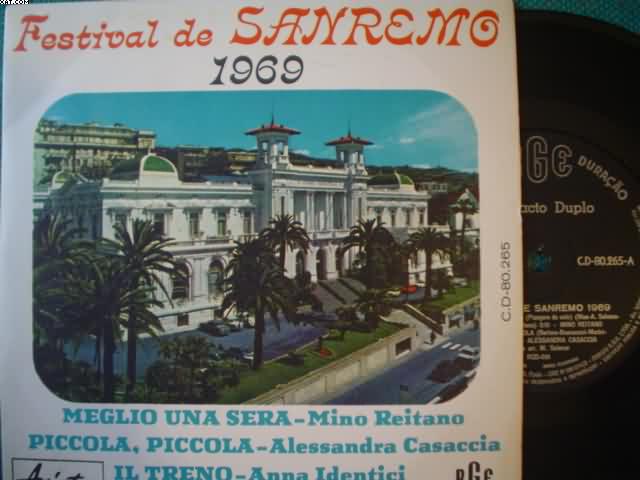 ANNA IDENTICI | SAN REMO 1969 | BRAZIL | EP | PICTURE SLEEVE - ALESSANDRA - Afbeelding 1 van 1